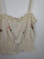 NWOT's River Island Cream Floral Top - Girls 11 - 12 Years - Little Ones Preloved. Second Hand Children's & Preloved Baby, Kids, Girls & Boys Clothes. UK online