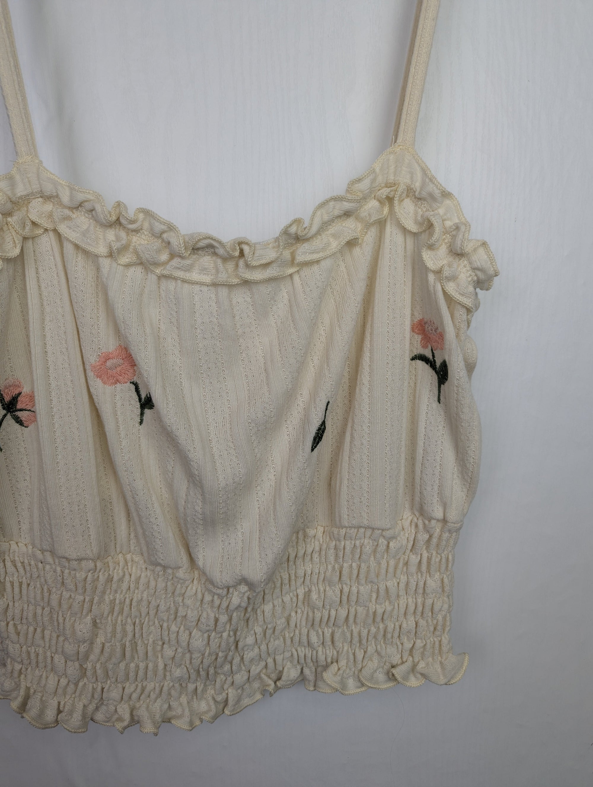 NWOT's River Island Cream Floral Top - Girls 11 - 12 Years - Little Ones Preloved. Second Hand Children's & Preloved Baby, Kids, Girls & Boys Clothes. UK online