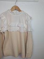 NWOT's River Island Cream Jumper - Girls 9 - 10 Years - Little Ones Preloved. Second Hand Children's & Preloved Baby, Kids, Girls & Boys Clothes. UK online