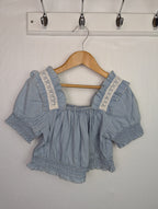 NWOT's River Island Denim Top - Girls 11 - 12 Years - Little Ones Preloved. Second Hand Children's & Preloved Baby, Kids, Girls & Boys Clothes. UK online