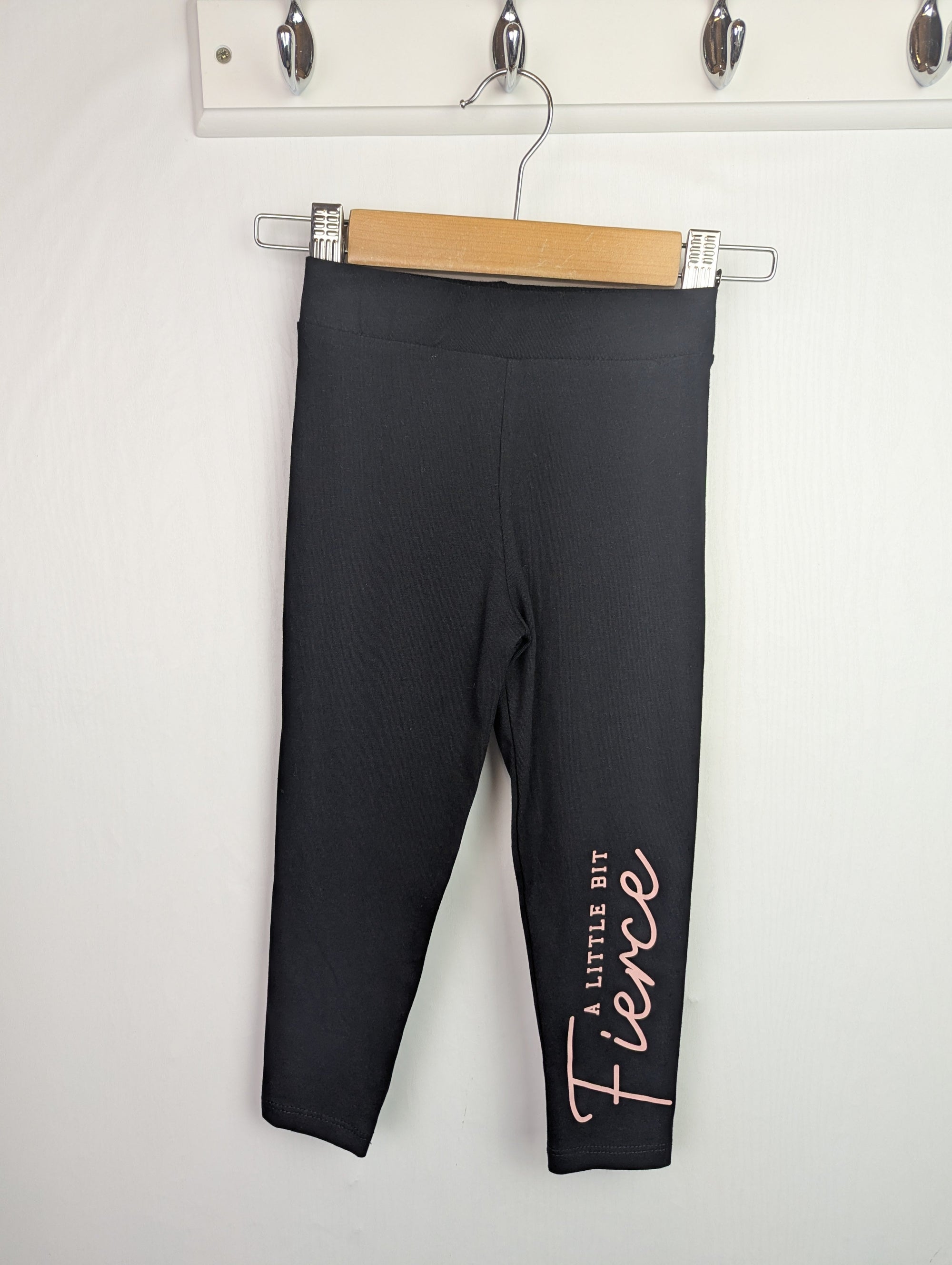 NWOT's River Island 'Fierce' Leggings - Girls 2 - 3 Years - Little Ones Preloved. Second Hand Children's & Preloved Baby, Kids, Girls & Boys Clothes. UK online