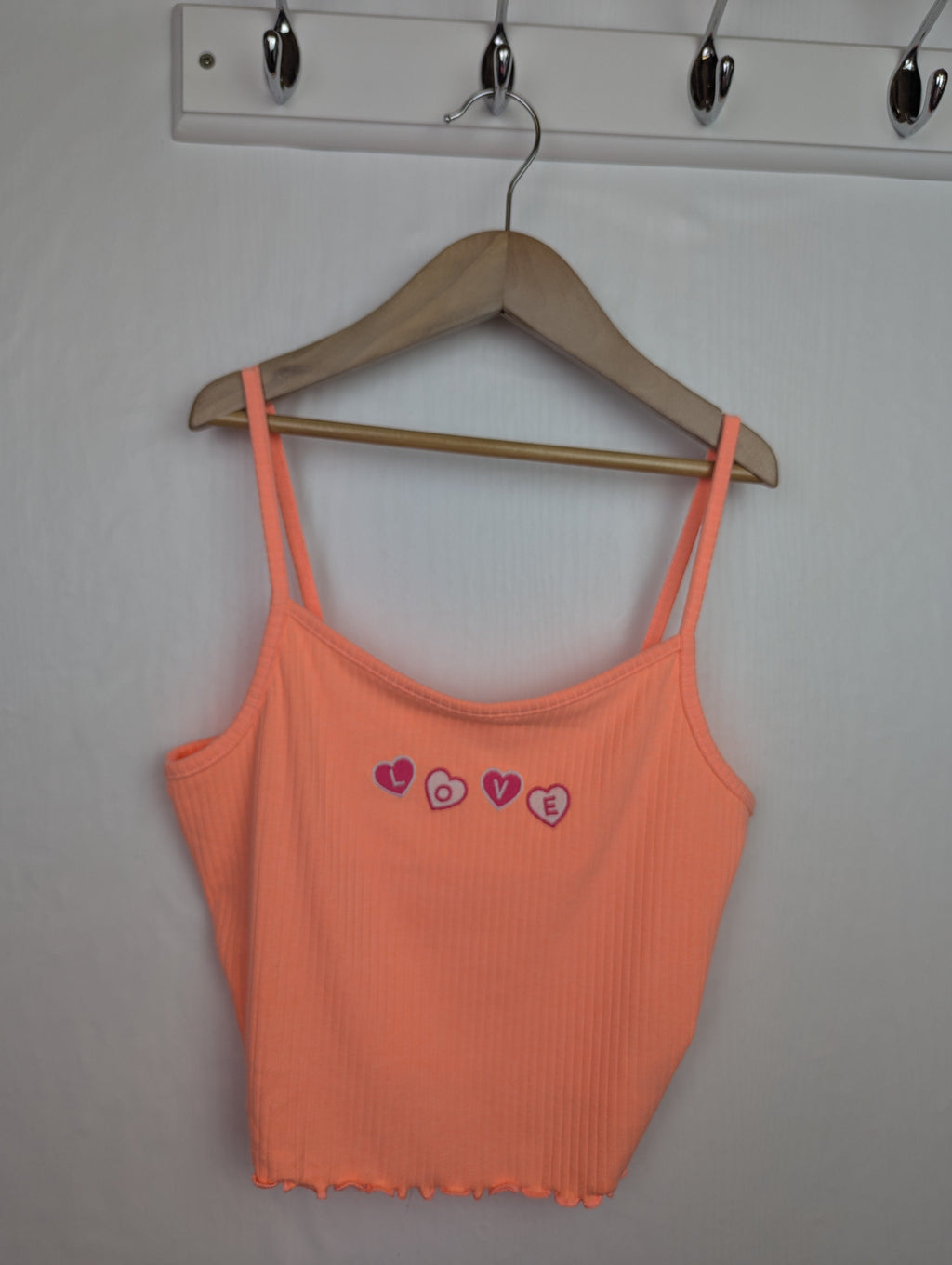 NWOT's River Island 'Love' Strap Top - Girls 15 - 16 Years - Little Ones Preloved. Second Hand Children's & Preloved Baby, Kids, Girls & Boys Clothes. UK online