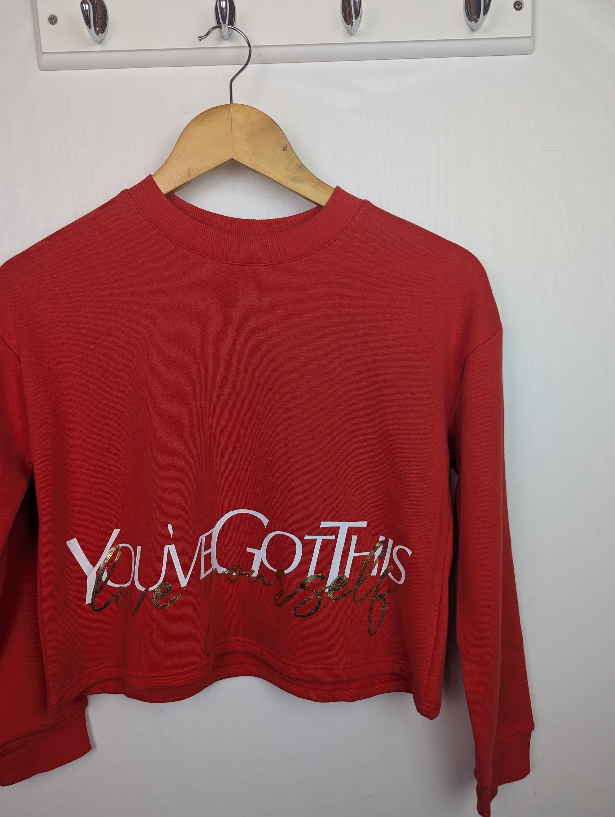NWOT's River Island 'Love Yourself' Jumper - Girls 11 - 12 Years - Little Ones Preloved. Second Hand Children's & Preloved Baby, Kids, Girls & Boys Clothes. UK online