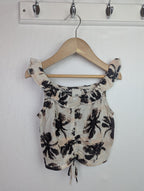 NWOT's River Island Palm Trees Top - Girls 9 - 10 Years - Little Ones Preloved. Second Hand Children's & Preloved Baby, Kids, Girls & Boys Clothes. UK online