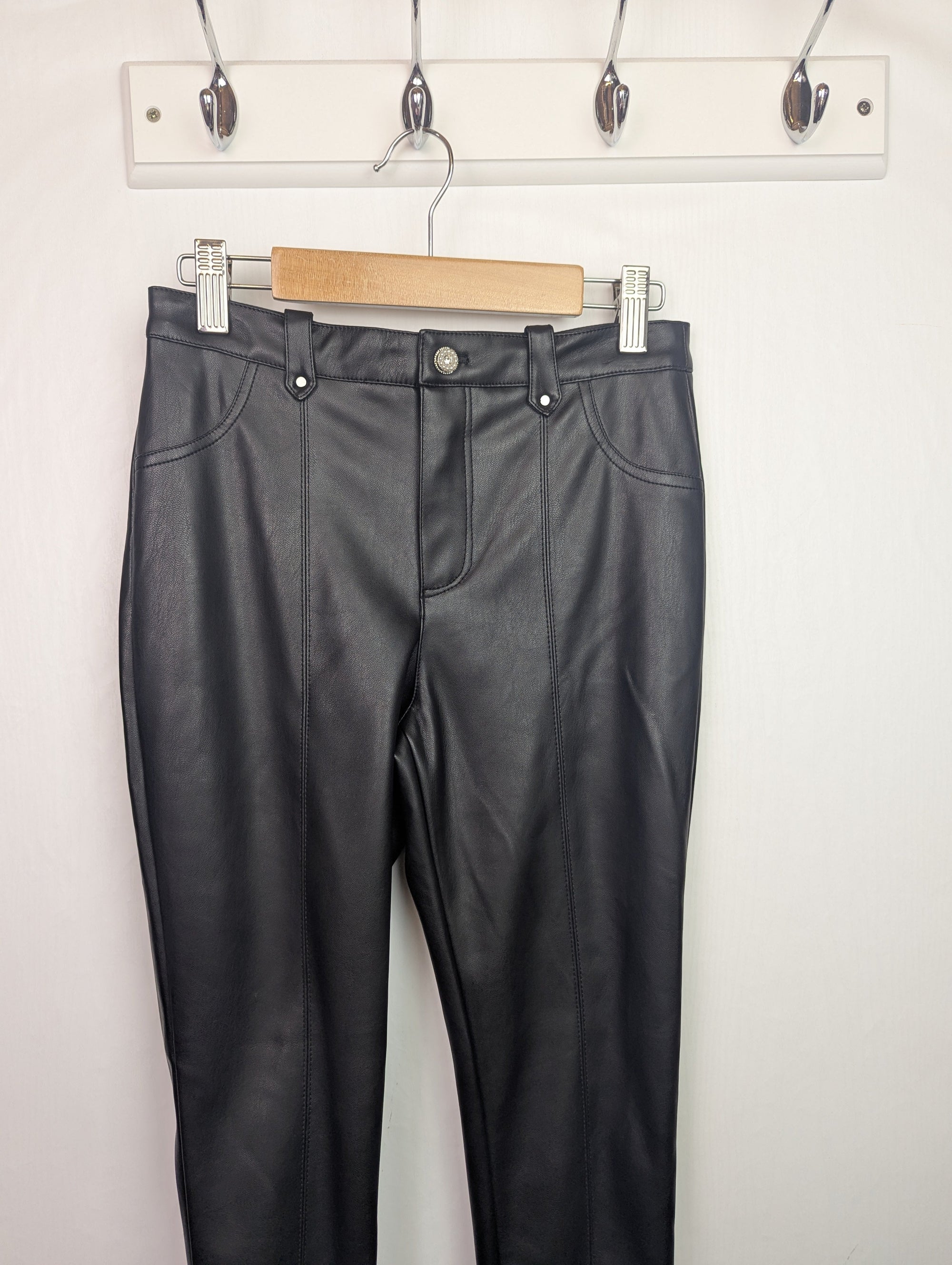 NWOT's River Island Pleather Leggings - Girls 10 Years - Little Ones Preloved. Second Hand Children's & Preloved Baby, Kids, Girls & Boys Clothes. UK online