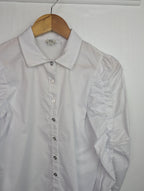 NWOT's River Island Ruffle Sleeve Shirt - Girls 11 - 12 Years - Little Ones Preloved. Second Hand Children's & Preloved Baby, Kids, Girls & Boys Clothes. UK online