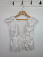 NWOT's River Island Ruffle Top - Girls 7 - 8 Years - Little Ones Preloved. Second Hand Children's & Preloved Baby, Kids, Girls & Boys Clothes. UK online