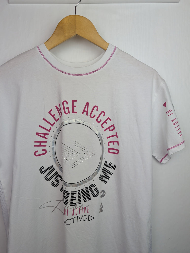 NWOT's River Island Sports Top - Girls 13-14 Years Little Ones Preloved Used, Preloved, Preworn Baby, Girls & Boys Clothes. Kids & Children's second hand Clothing UK Online. Cheap affordable. Brands including Next, Joules, Nutmeg Morrisons, TU, F&F, H&M.