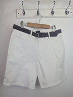 NWOT's White Denim Shorts - Mens size 28'' - Little Ones Preloved. Second Hand Children's & Preloved Baby, Kids, Girls & Boys Clothes. UK online