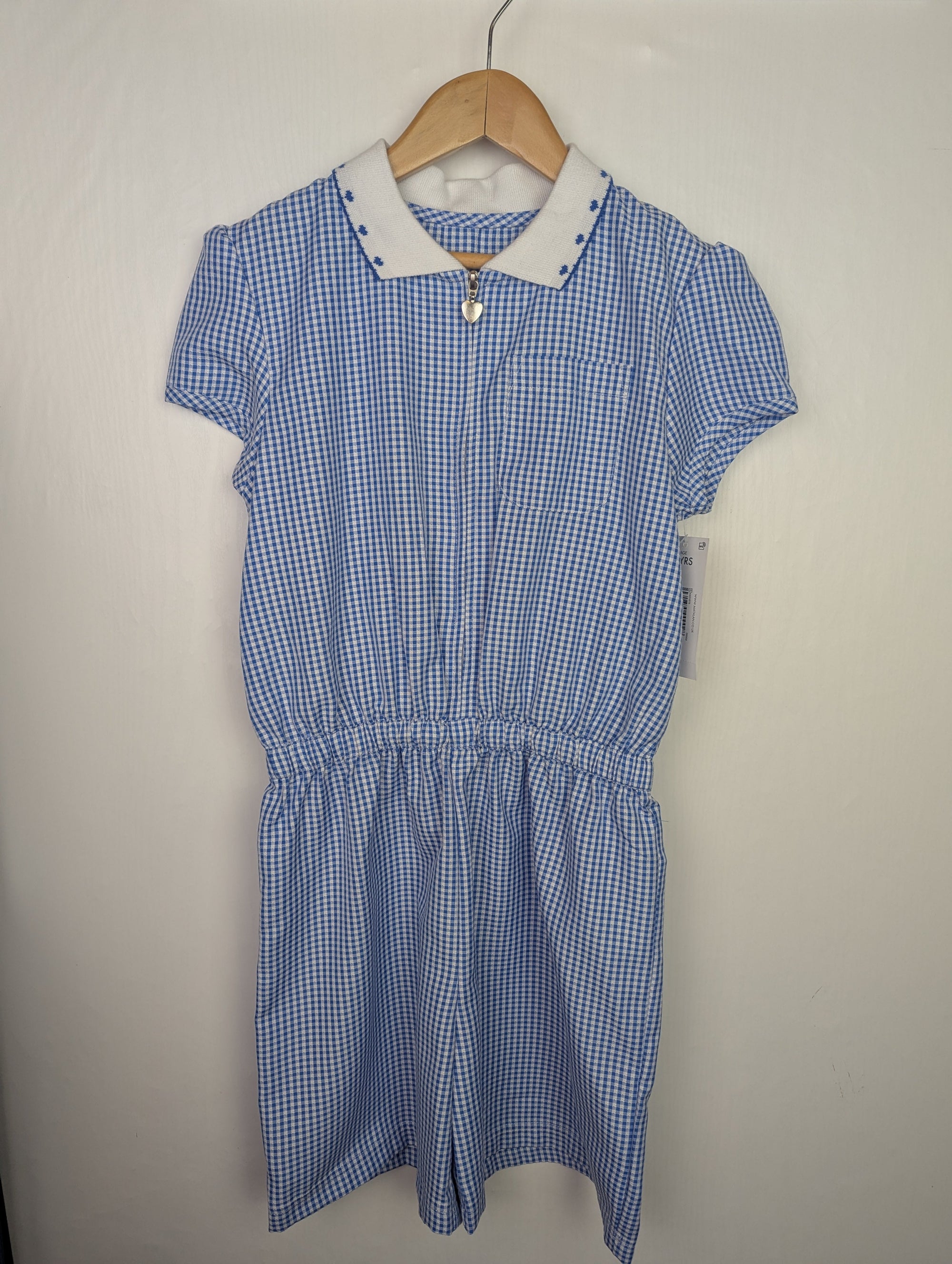 NWT's Blue Plaid Summer School Dress - Girls 9 Years - Little Ones Preloved. Second Hand Children's & Preloved Baby, Kids, Girls & Boys Clothes. UK online