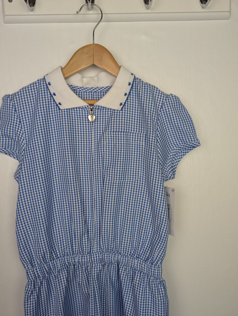 NWT's Blue Plaid Summer School Dress - Girls 9 Years Little Ones Preloved Used, Preloved, Preworn Baby, Girls & Boys Clothes. Kids & Children's second hand Clothing UK Online. Cheap affordable. Brands including Next, Joules, Nutmeg Morrisons, TU, F&F, H&M.