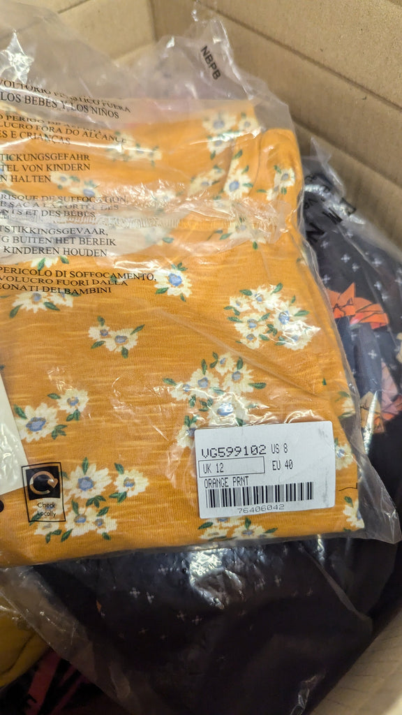 NWT's Capsule Mustard Floral Top - Ladies Size 12 Little Ones Preloved Used, Preloved, Preworn & Second Hand Baby, Kids & Children's Clothing UK Online. Cheap affordable. Brands including Next, Joules, Nutmeg Morrisons, TU, F&F, H&M.