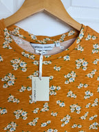 NWT’s Capsule Mustard Floral Top - Ladies Size 12 - Little Ones Preloved. Second Hand Children's & Preloved Baby, Kids, Girls & Boys Clothes. UK online