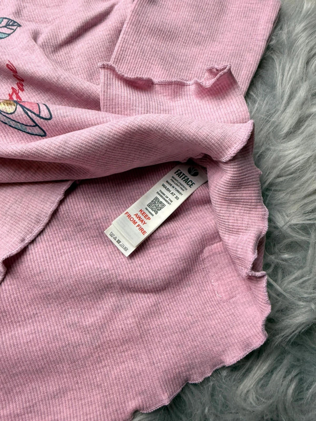 NWT’s Fatface Pink Ribbed Mosaic Bird Top - Girls 11 - 12 Years - Little Ones Preloved. Second Hand Children's & Preloved Baby, Kids, Girls & Boys Clothes. UK online