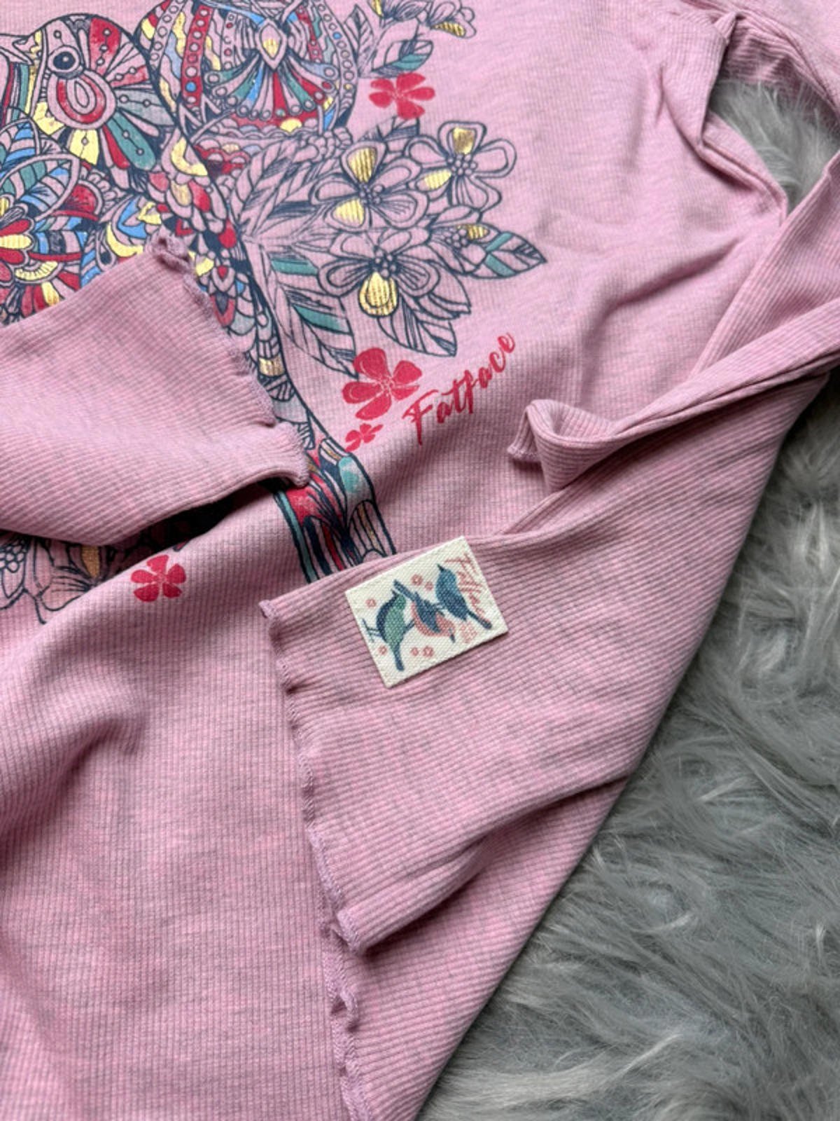 NWT’s Fatface Pink Ribbed Mosaic Bird Top - Girls 11 - 12 Years - Little Ones Preloved. Second Hand Children's & Preloved Baby, Kids, Girls & Boys Clothes. UK online