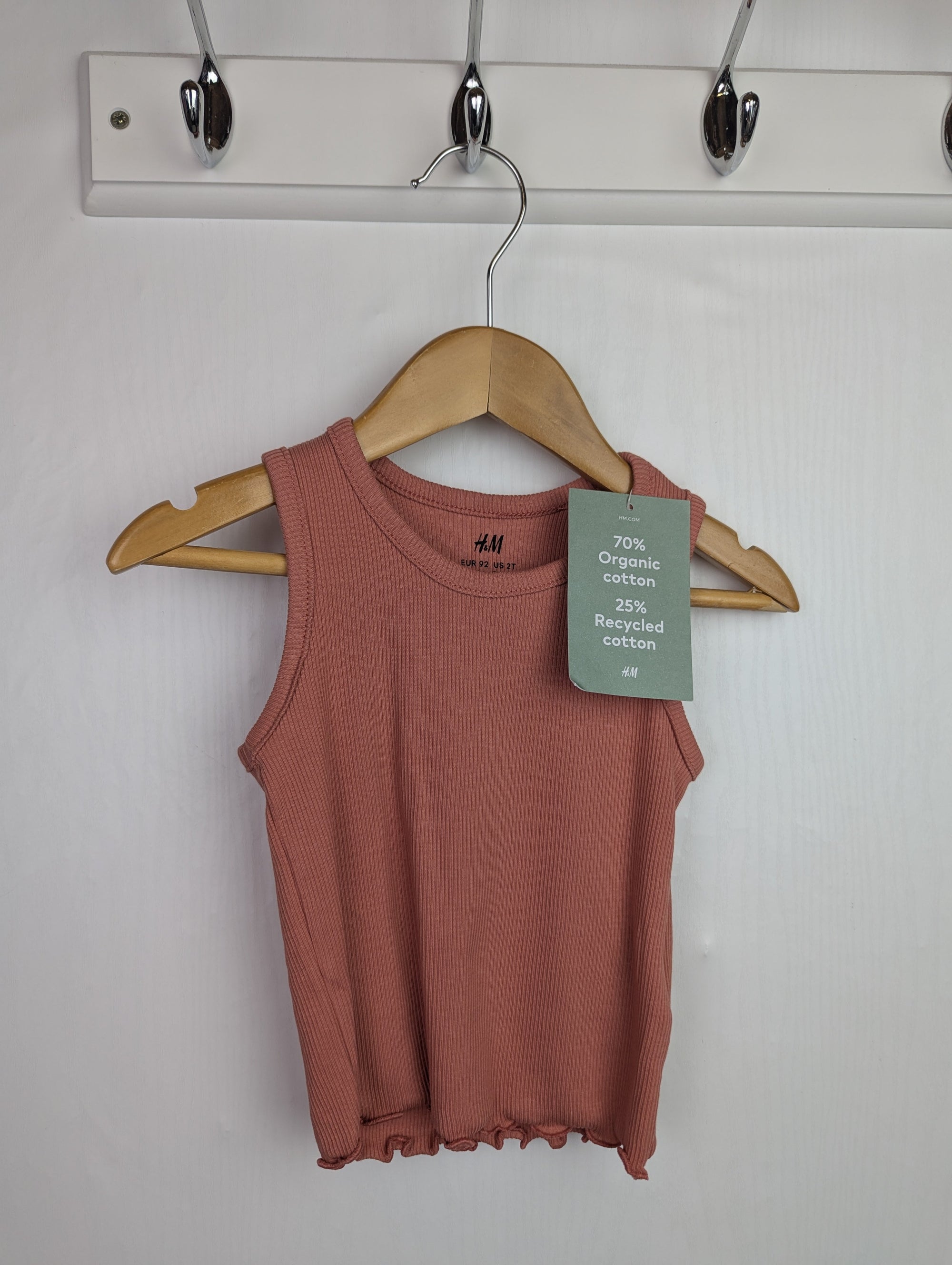 NWT's H&M Ribbed Top - Girls 18 - 24 Months - Little Ones Preloved. Second Hand Children's & Preloved Baby, Kids, Girls & Boys Clothes. UK online