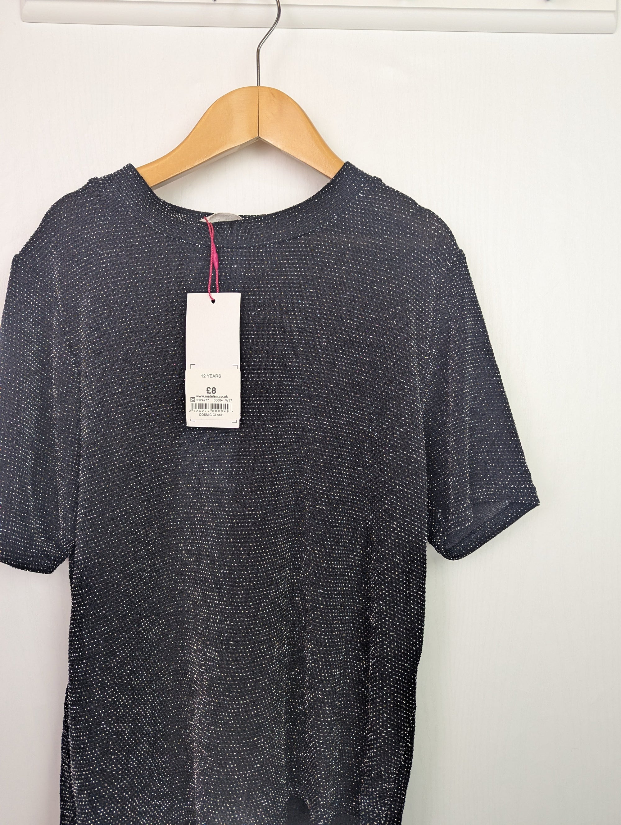 NWT's Matalan Black Top - Girls 12 Years - Little Ones Preloved. Second Hand Children's & Preloved Baby, Kids, Girls & Boys Clothes. UK online