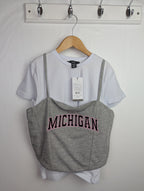NWT's New - Look Layered Michigan Top - Girls 12 - 13 Years - Little Ones Preloved. Second Hand Children's & Preloved Baby, Kids, Girls & Boys Clothes. UK online
