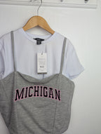 NWT's New - Look Layered Michigan Top - Girls 12 - 13 Years - Little Ones Preloved. Second Hand Children's & Preloved Baby, Kids, Girls & Boys Clothes. UK online