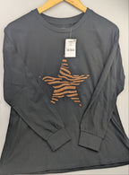 NWT's Next Black Sequin Star Top - Girls 13 Years - Little Ones Preloved. Second Hand Children's & Preloved Baby, Kids, Girls & Boys Clothes. UK online