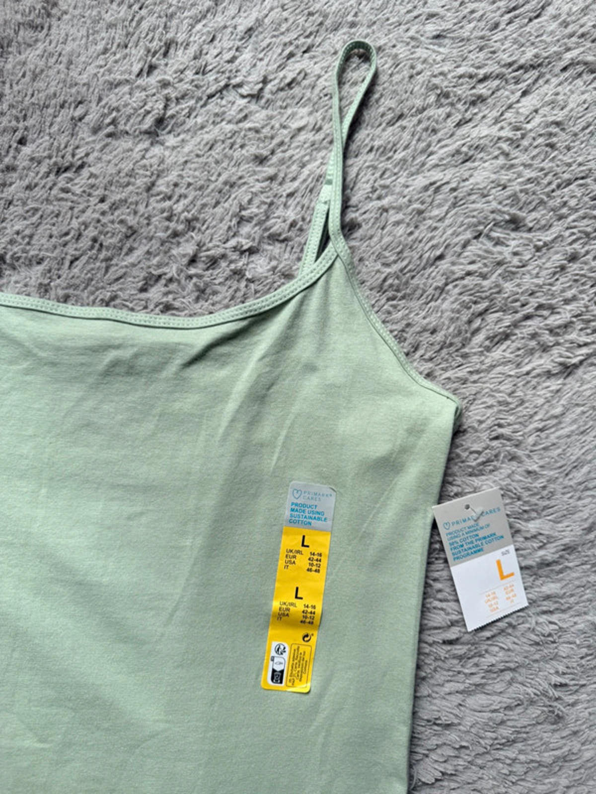 NWT’s Primark Green Cami Top - Ladies 14 - 16 - Little Ones Preloved. Second Hand Children's & Preloved Baby, Kids, Girls & Boys Clothes. UK online