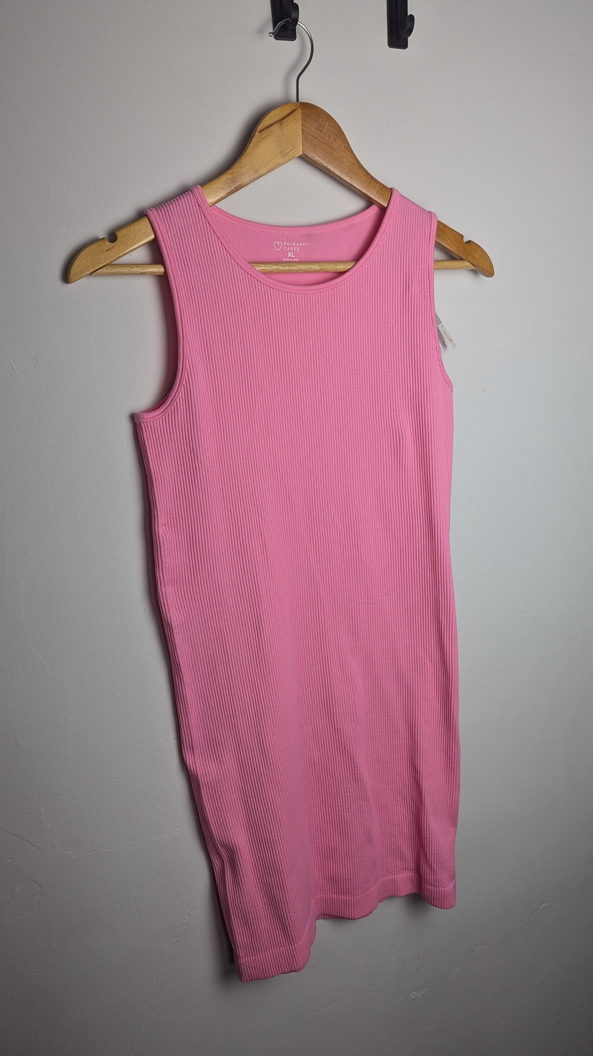 NWT's Primark Pink Ribbed Stretchy Dress - Ladies XL - Little Ones Preloved. Second Hand Children's & Preloved Baby, Kids, Girls & Boys Clothes. UK online