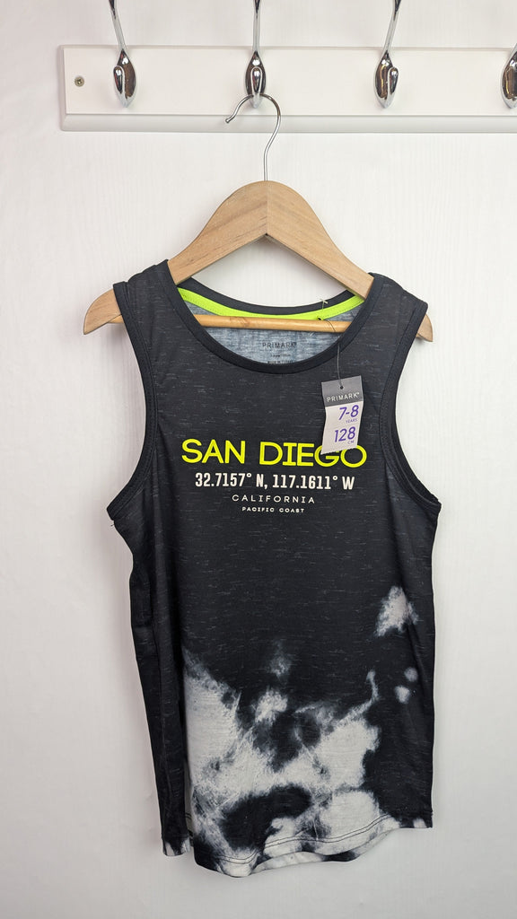 NWT's Primark Sleeveless Top - Boys 7-8 Years Little Ones Preloved Used, Preloved, Preworn & Second Hand Baby, Kids & Children's Clothing UK Online. Cheap affordable. Brands including Next, Joules, Nutmeg Morrisons, TU, F&F, H&M.