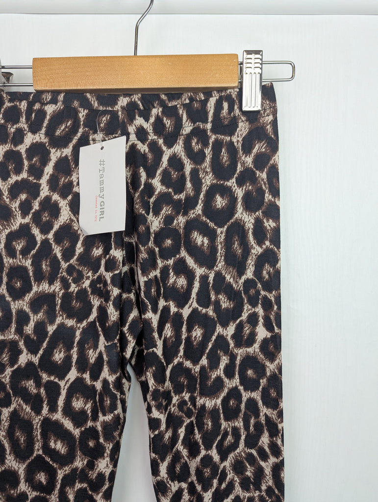 NWT's Tammy Girl Animal Print Leggings - Girls 8-9 Years Little Ones Preloved Used, Preloved, Preworn Baby, Girls & Boys Clothes. Kids & Children's second hand Clothing UK Online. Cheap affordable. Brands including Next, Joules, Nutmeg Morrisons, TU, F&F, H&M.