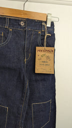 NWT's Tatty Bumpkin Dark Denim Wide Leg Jeans - Boys 3 - 4 Years - Little Ones Preloved. Second Hand Children's & Preloved Baby, Kids, Girls & Boys Clothes. UK online