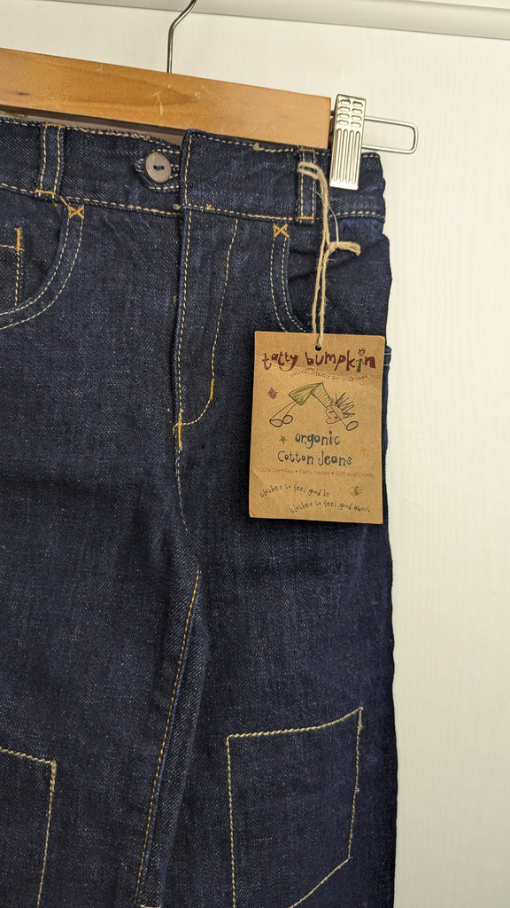 NWT's Tatty Bumpkin Dark Denim Wide Leg Jeans - Boys 3-4 Years Little Ones Preloved Used, Preloved, Preworn & Second Hand Baby, Kids & Children's Clothing UK Online. Cheap affordable. Brands including Next, Joules, Nutmeg Morrisons, TU, F&F, H&M.