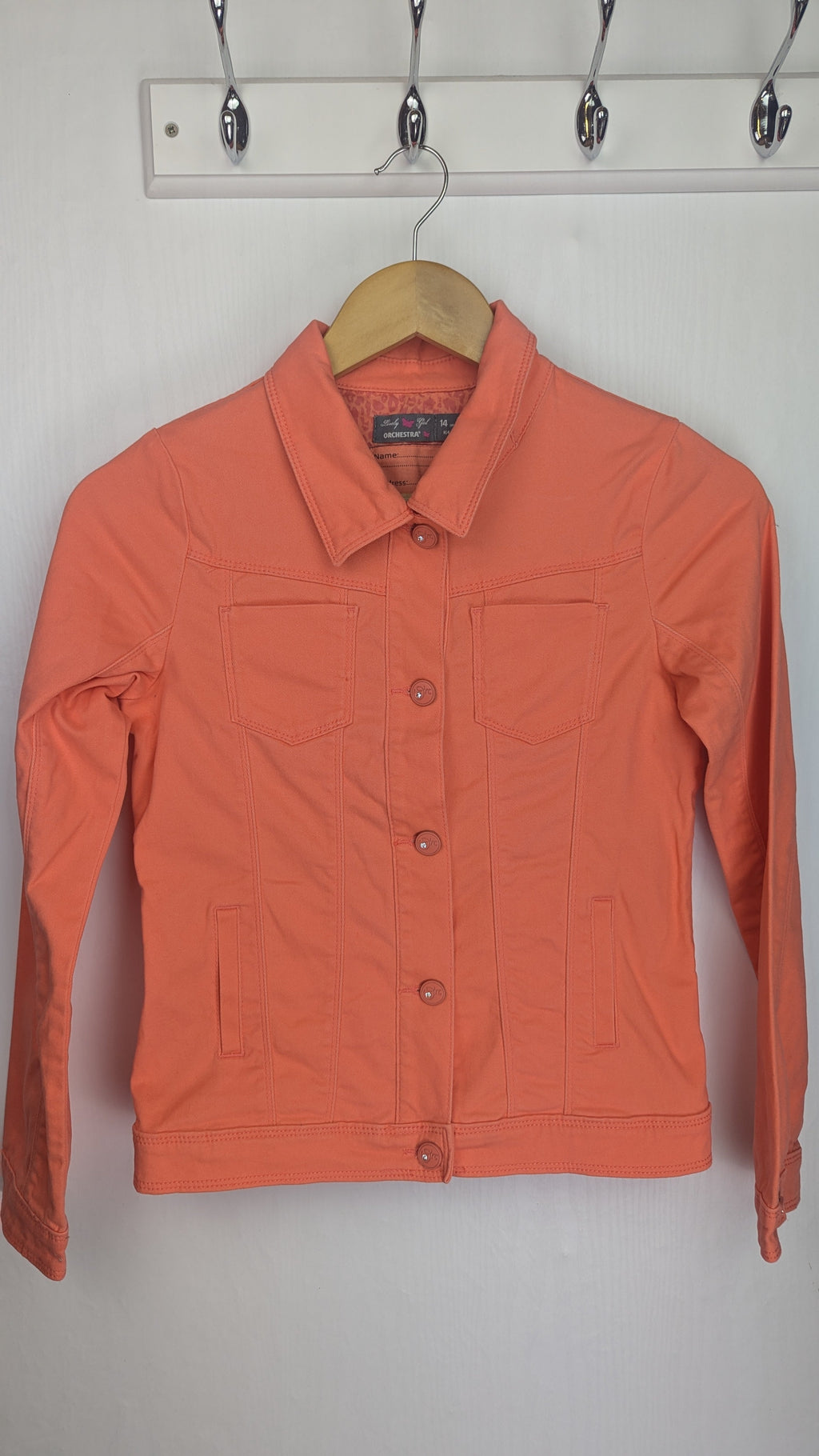 Orchestra Orange Jacket - 14 Years - Little Ones Preloved. Second Hand Children's & Preloved Baby, Kids, Girls & Boys Clothes. UK online