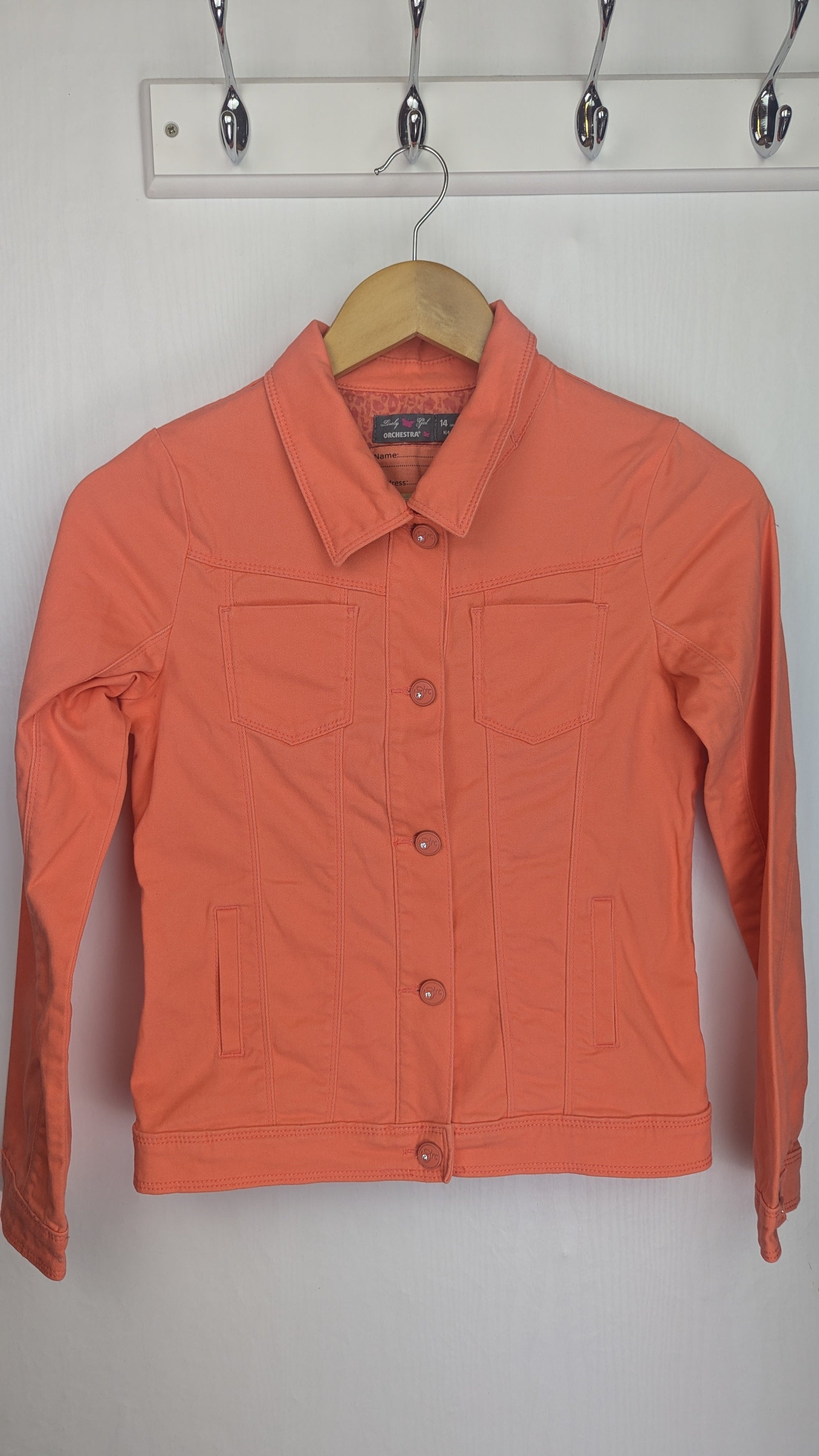 Orchestra Orange Jacket - 14 Years - Little Ones Preloved. Second Hand Children's & Preloved Baby, Kids, Girls & Boys Clothes. UK online