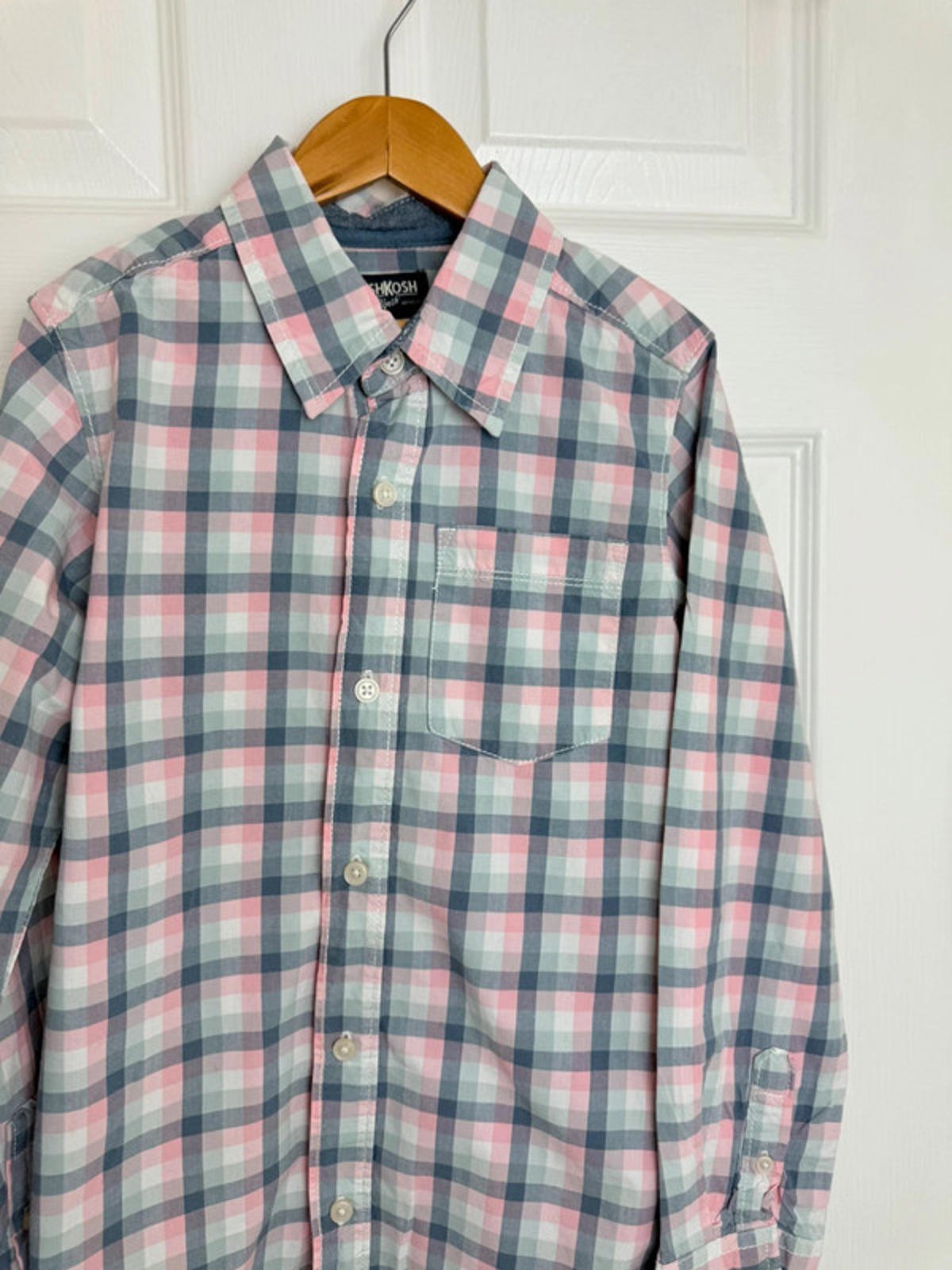 Oshkosh Checked Long Sleeve Shirt - Boys 10 Years - Little Ones Preloved. Second Hand Children's & Preloved Baby, Kids, Girls & Boys Clothes. UK online