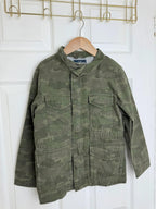 Oshkosh Green Camo Zip Jacket - Boys 7 Years - Little Ones Preloved. Second Hand Children's & Preloved Baby, Kids, Girls & Boys Clothes. UK online