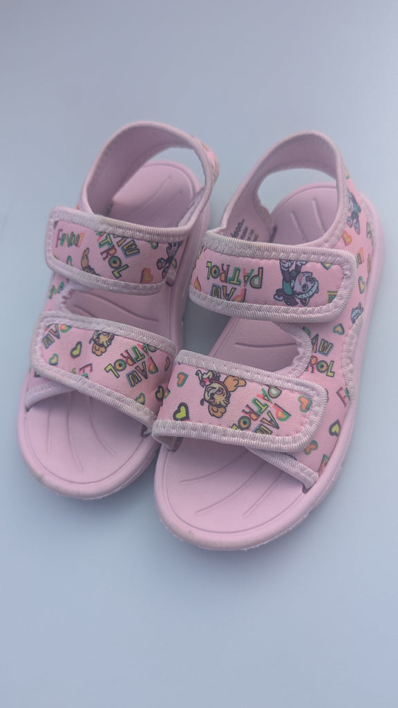 Paw Patrol Pink Sandals - Girls Size 11 Unbranded Used, Preloved, Preworn & Second Hand Baby, Kids & Children's Clothing UK Online. Cheap affordable. Brands including Next, Joules, Nutmeg Morrisons, TU, F&F, H&M.