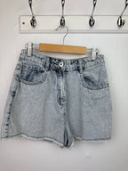Peacocks Denim Studded Shorts - Girls 14 - 15 Years - Little Ones Preloved. Second Hand Children's & Preloved Baby, Kids, Girls & Boys Clothes. UK online