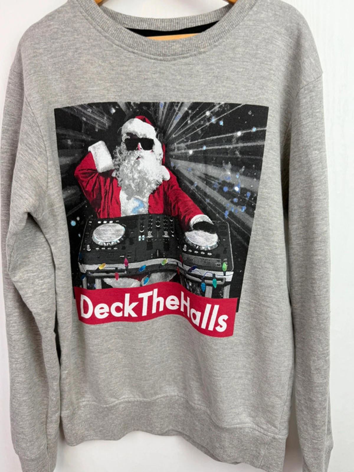 Peacocks Santa DJ Jumper - Boys 9 - 10 Years - Little Ones Preloved. Second Hand Children's & Preloved Baby, Kids, Girls & Boys Clothes. UK online