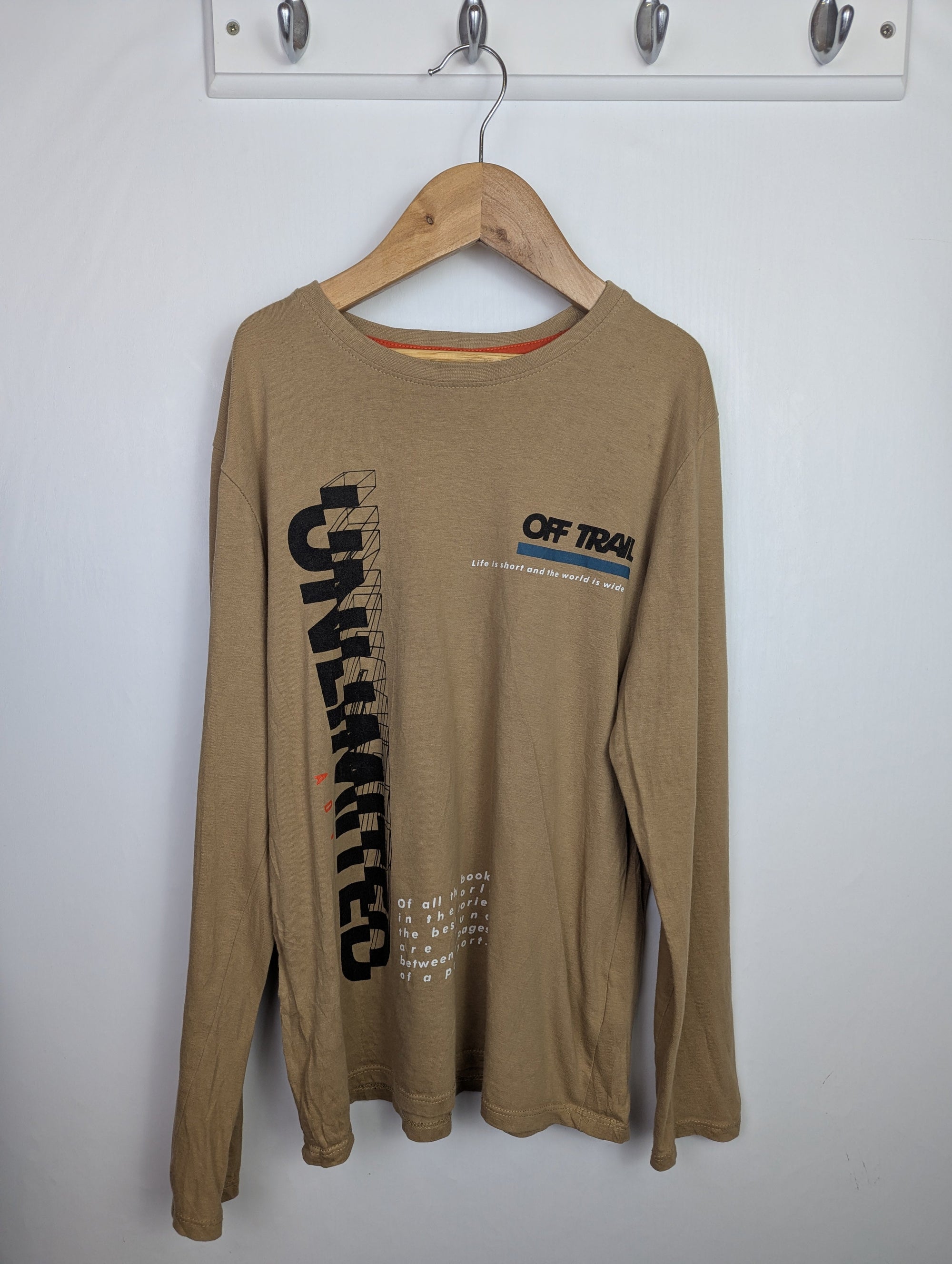 Pep & Co Borwn Long Sleeve Top - Boys 11 - 12 Years - Little Ones Preloved. Second Hand Children's & Preloved Baby, Kids, Girls & Boys Clothes. UK online