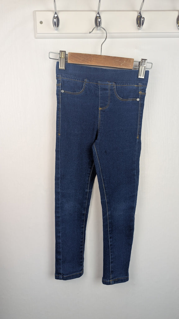 Pep & Co Denim Jeggings - Girls 3-4 Years Little Ones Preloved Used, Preloved, Preworn & Second Hand Baby, Kids & Children's Clothing UK Online. Cheap affordable. Brands including Next, Joules, Nutmeg Morrisons, TU, F&F, H&M.