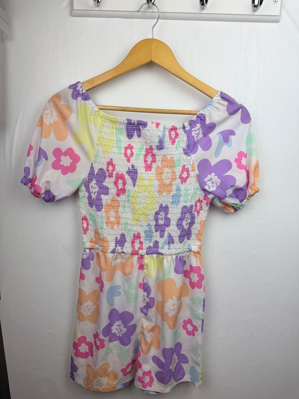 Pep & Co Floral Playsuit - Girls 12 - 13 Years - Little Ones Preloved. Second Hand Children's & Preloved Baby, Kids, Girls & Boys Clothes. UK online