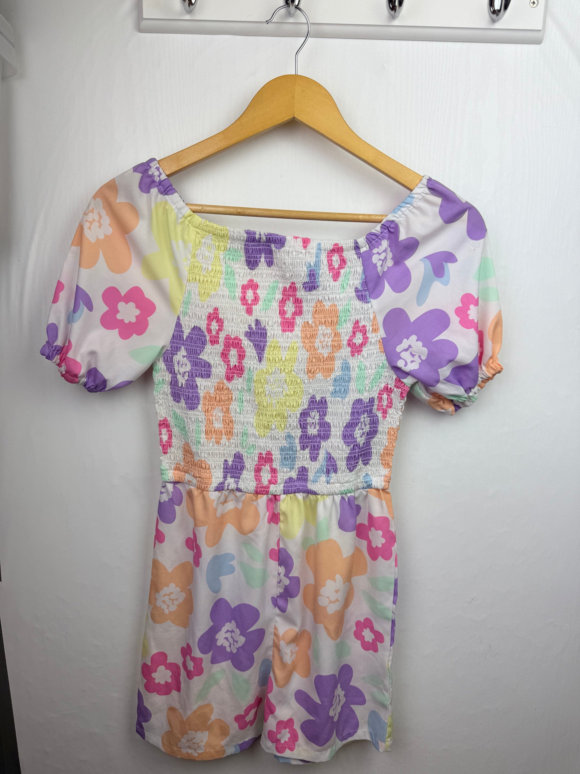 Pep & Co Floral Playsuit - Girls 12 - 13 Years - Little Ones Preloved. Second Hand Children's & Preloved Baby, Kids, Girls & Boys Clothes. UK online