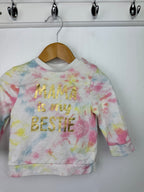 Pep & Co Mama is my Bestie Jumper - Girls 6 - 9 Months - Little Ones Preloved. Second Hand Children's & Preloved Baby, Kids, Girls & Boys Clothes. UK online