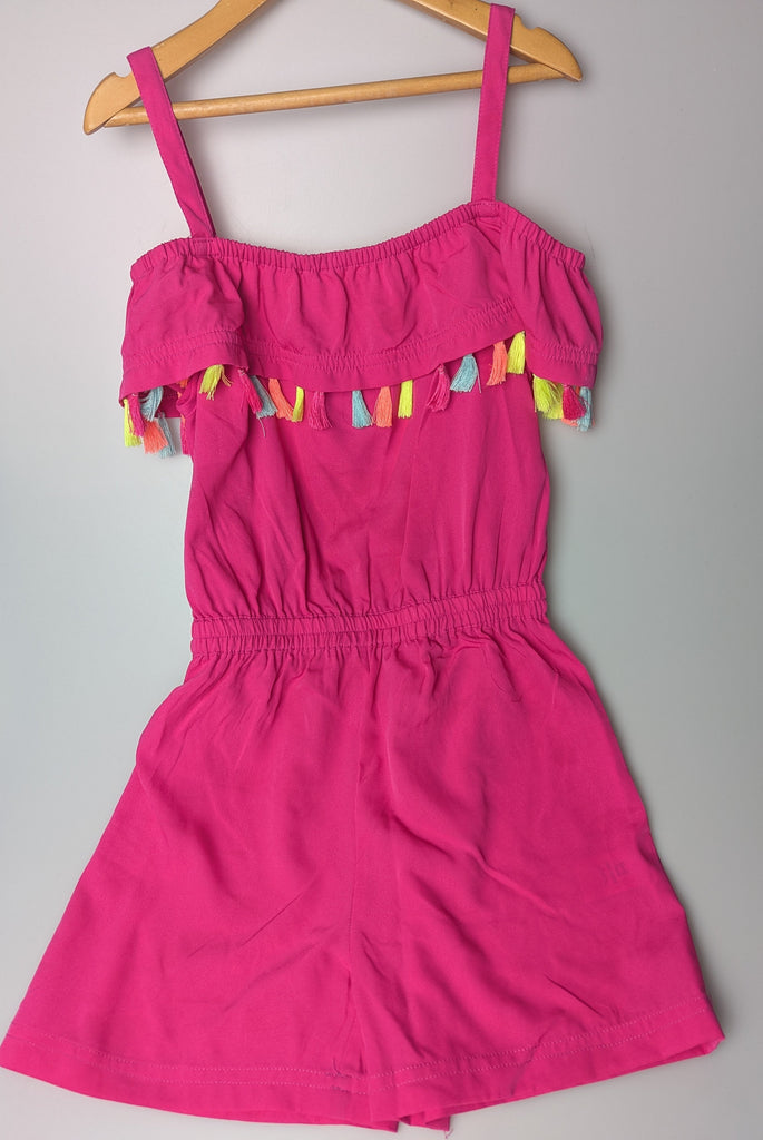 Pep & Co Pink Playsuit - Girls 8-9 Years Little Ones Preloved Used, Preloved, Preworn Baby, Girls & Boys Clothes. Kids & Children's second hand Clothing UK Online. Cheap affordable. Brands including Next, Joules, Nutmeg Morrisons, TU, F&F, H&M.