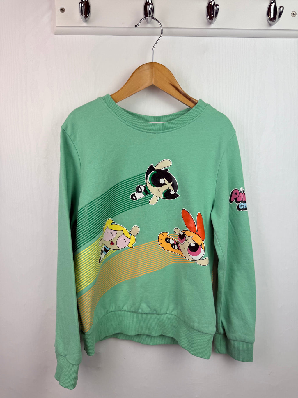 Pep & Co Power Puff Girls Jumper - Girls 6 - 7 Years - Little Ones Preloved. Second Hand Children's & Preloved Baby, Kids, Girls & Boys Clothes. UK online