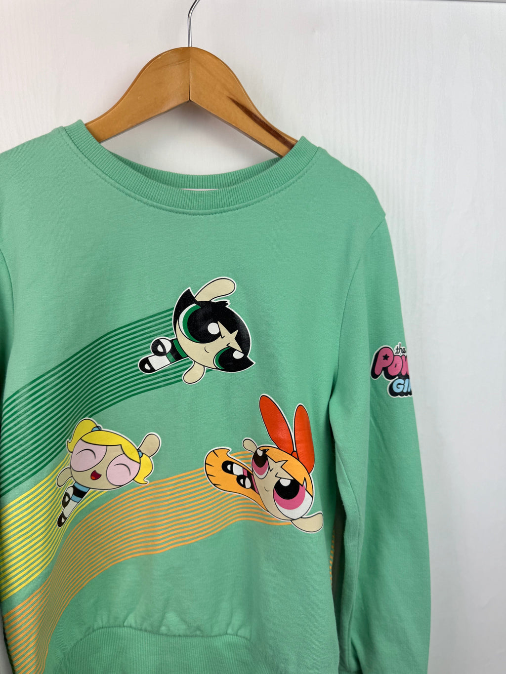 Pep & Co Power Puff Girls Jumper - Girls 6 - 7 Years - Little Ones Preloved. Second Hand Children's & Preloved Baby, Kids, Girls & Boys Clothes. UK online