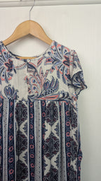 Pepe Jeans Blue & Pink Floral Dress - Girls 8 Years - Little Ones Preloved. Second Hand Children's & Preloved Baby, Kids, Girls & Boys Clothes. UK online