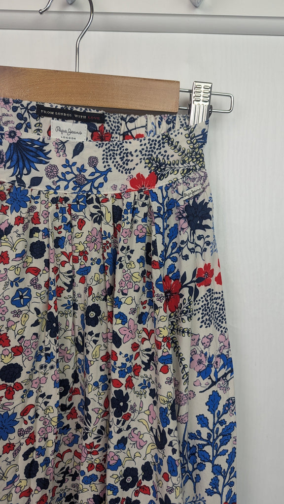 Pepe Jeans Multicolour Floral Skirt - Girls 8 Years Pepe Jeans London Used, Preloved, Preworn & Second Hand Baby, Kids & Children's Clothing UK Online. Cheap affordable. Brands including Next, Joules, Nutmeg Morrisons, TU, F&F, H&M.