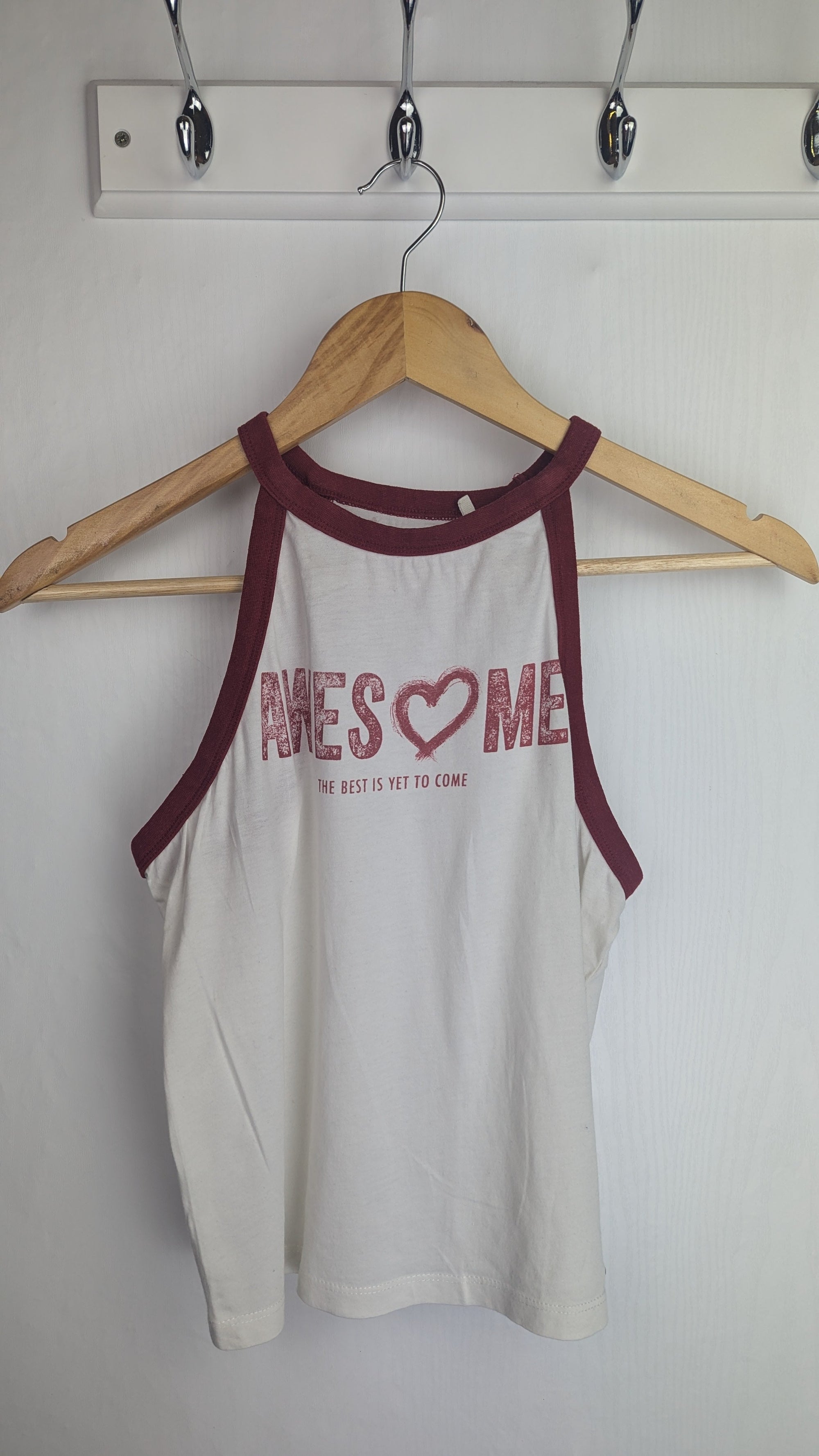 Pepe Jeans White & Red Awesome Crop Top - Girls 14 Years - Little Ones Preloved. Second Hand Children's & Preloved Baby, Kids, Girls & Boys Clothes. UK online