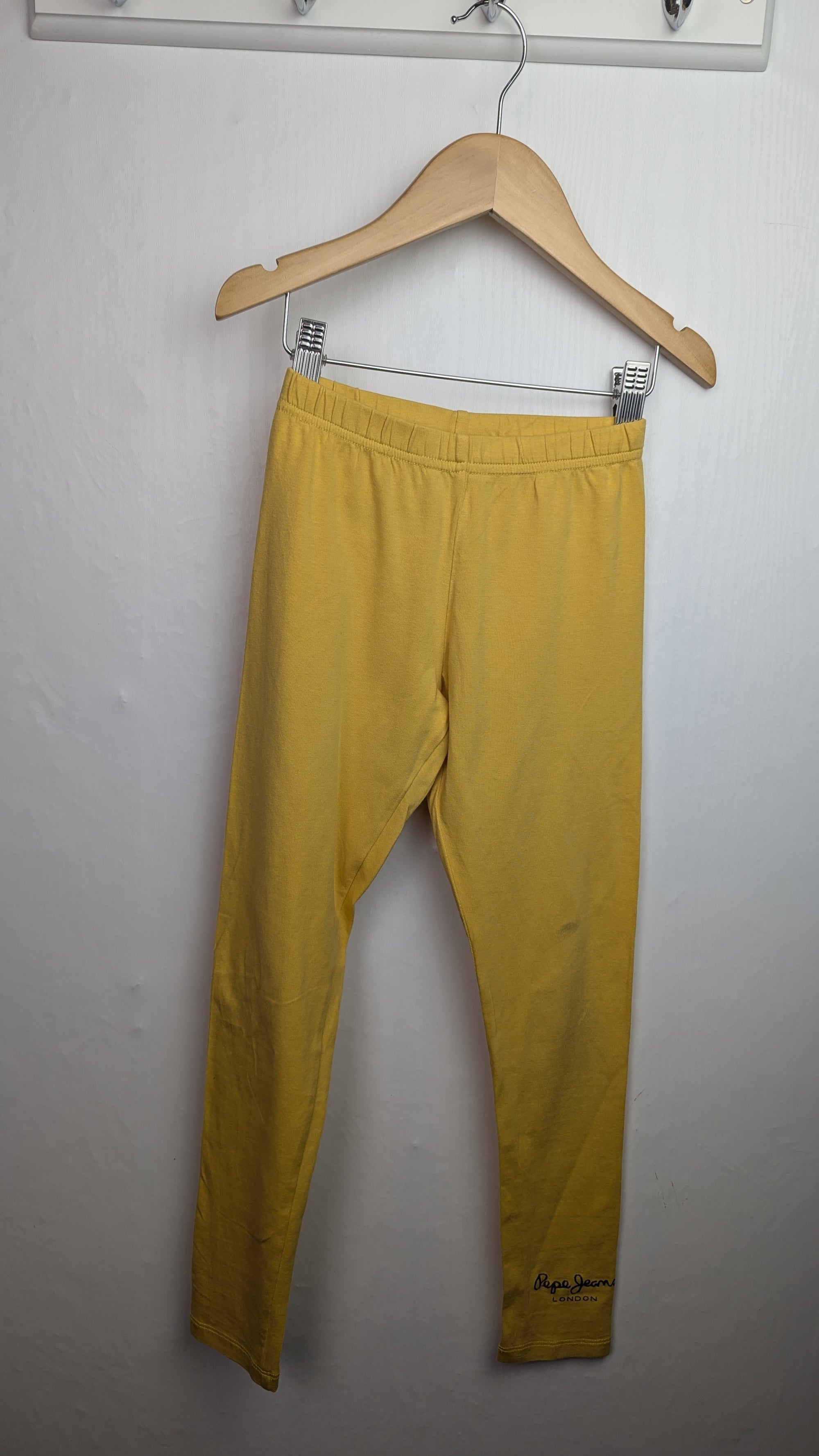 Pepe Jeans Yellow Leggings - Girls 8 Years - Little Ones Preloved. Second Hand Children's & Preloved Baby, Kids, Girls & Boys Clothes. UK online