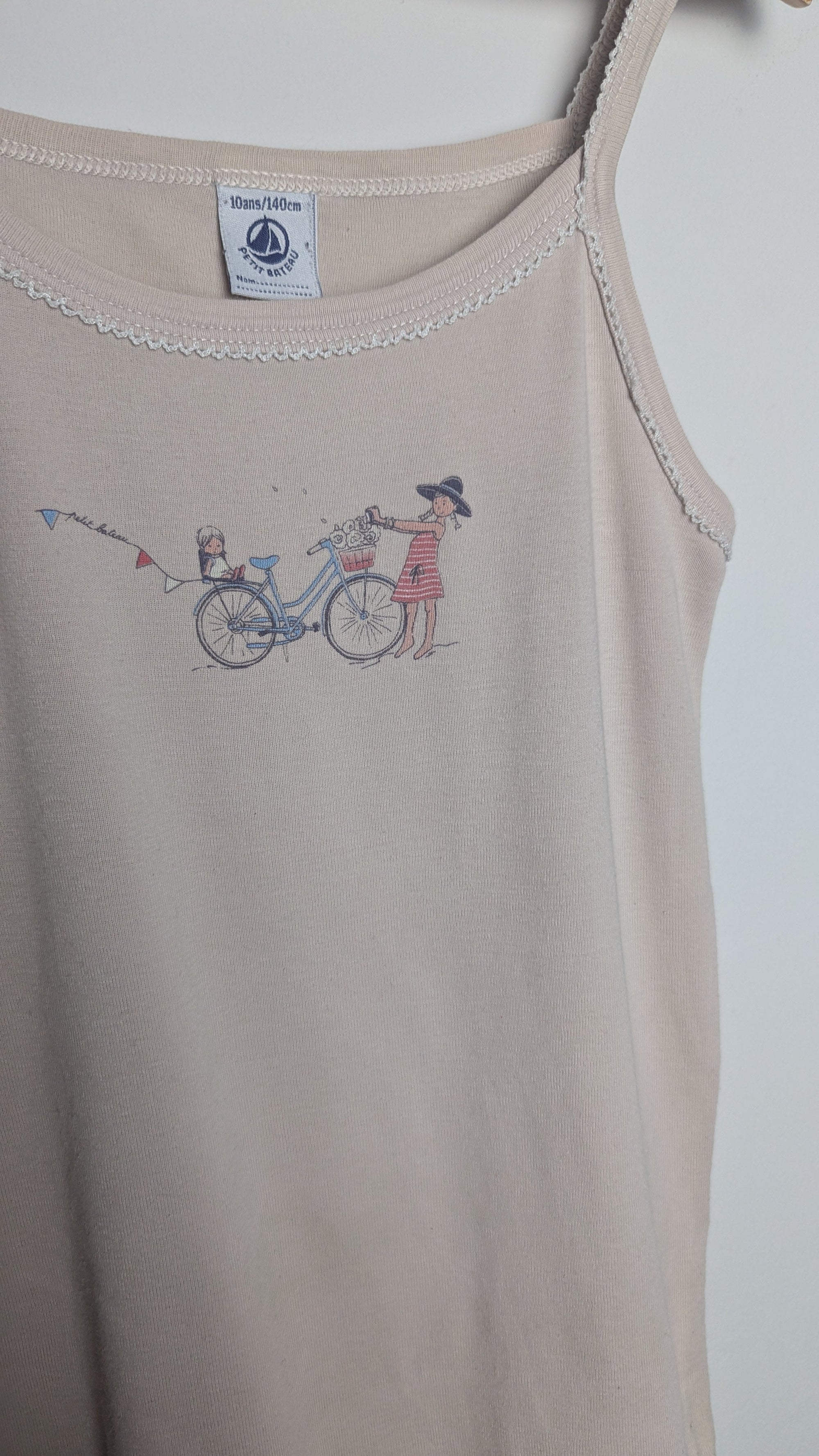 Petit Bateau Floral Cycle Vest - Girls 10 Years - Little Ones Preloved. Second Hand Children's & Preloved Baby, Kids, Girls & Boys Clothes. UK online